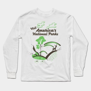 Visit Americas National Parks Long Sleeve T-Shirt